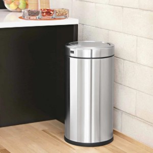 simplehuman szemetes, 55 L, rozsdamentes acél