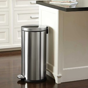 simplehuman pedálos szemetes rozsdamentes acél, 30 L, ezüst