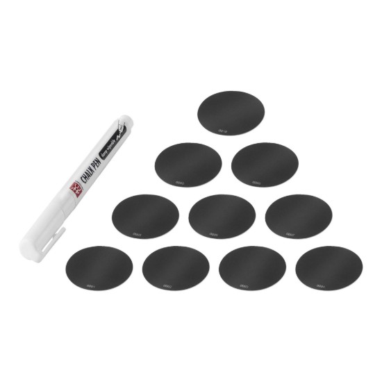 11 db szilikon címke készlet kréta jelölővel, "Cube" - Zwilling
