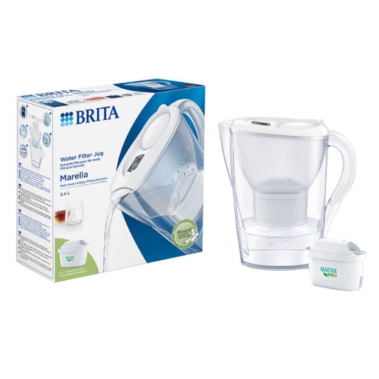 BRITA Marella 2,4 L Maxtra PRO (fehér) szűrőkancsó