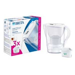 BRITA Marella 2.4L kezdőcsomag + 3 Maxtra PRO szűrő (fehér)