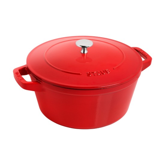 2 db edénykészlet Cocotte, 24cm, öntöttvas, Cherry - Staub