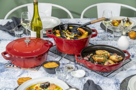 2 db edénykészlet Cocotte, 24cm, öntöttvas, Cherry - Staub