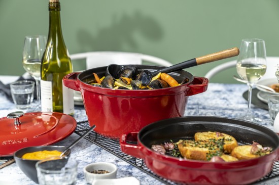 2 db edénykészlet Cocotte, 24cm, öntöttvas, Cherry - Staub