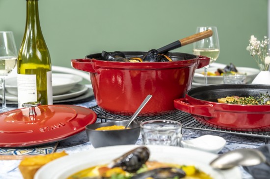 2 db edénykészlet Cocotte, 24cm, öntöttvas, Cherry - Staub