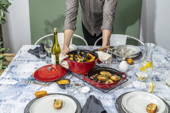 2 db edénykészlet Cocotte, 24cm, öntöttvas, Cherry - Staub