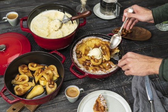 2 db edénykészlet Cocotte, 24cm, öntöttvas, Cherry - Staub