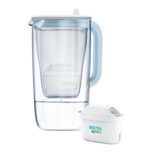BRITA – ÜVEG vízszűrő kancsó, 2,5 L, Maxtra PRO (világoskék)