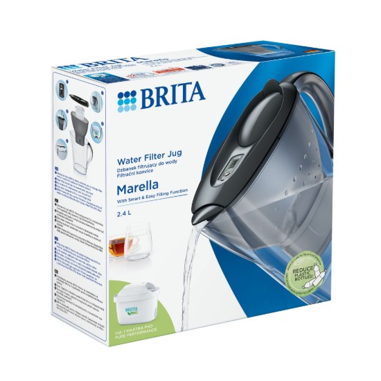BRITA Marella 2,4 L Maxtra PRO (szürke) szűrőkancsó