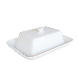 Kitchen Craft Vajtál fedővel, 18 x 14 cm, porcelán