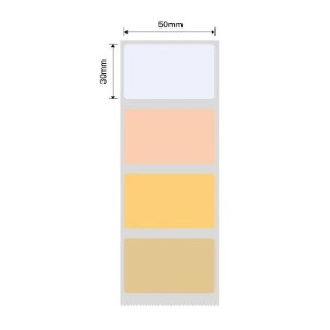 Címke matrica tekercs, 50x30mm, 230 db/tekercs, "Gyógyító erdő" - NIIMBOT