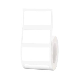 Címke matrica tekercs, 40x20mm, 320 db/tekercs, Fehér - NIIMBOT