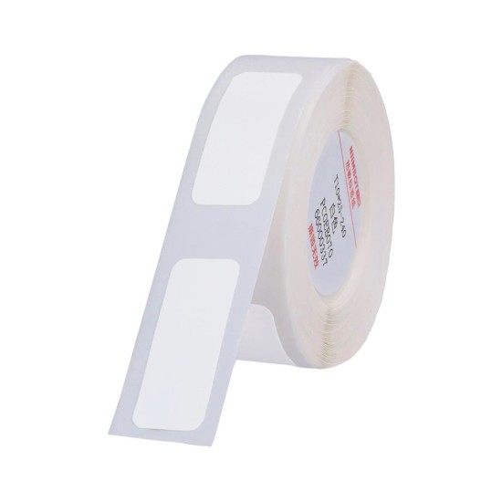 Címkematrica tekercs, 10x25mm, 240 db/tekercs, Fehér - NIIMBOT