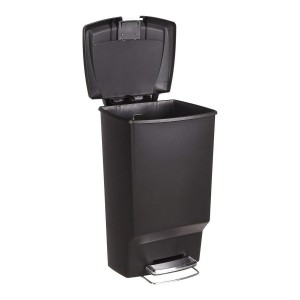 simplehuman pedálos szemetes, 45 L, műanyag, fekete
