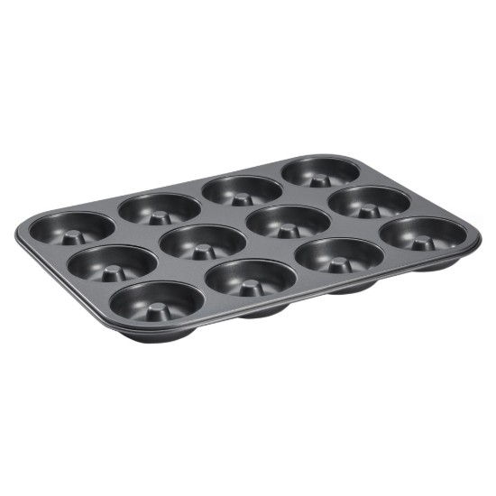 de Buyer 12 darabos mini-savarine sütőforma 34,3 x 26,2 cm acél