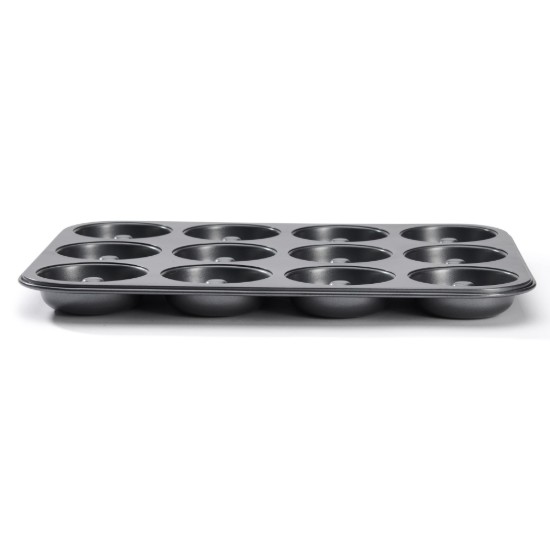 de Buyer 12 darabos mini-savarine sütőforma 34,3 x 26,2 cm acél