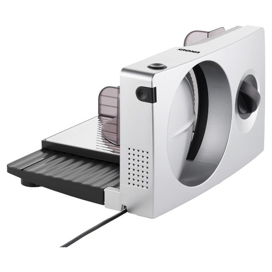 Unold ~ 100 W-os "Curve Silver" elektromos  felvágott szeletelő készülék