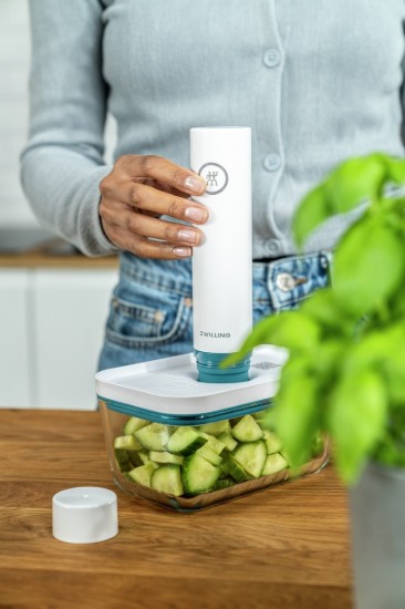 Vákuum élelmiszertároló edény, üvegből, 900 ml, "FRESH & SAVE" La Mer - Zwilling