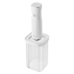 Szögletes ételtartó, műanyag, 10,7 x 10,7 x 15,2 cm, 0,82 l, 'Cube' - Zwilling