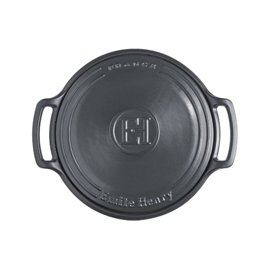 Kerámia Cocotte főzőedény, 28,5 cm/4L, "Sublime", Slate - Emile Henry