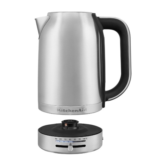 Változtatható hőmérsékletű elektromos vízforraló, 1,7 L, Rozsdamentes acél - KitchenAid