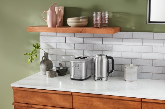 Változtatható hőmérsékletű elektromos vízforraló, 1,7 L, Rozsdamentes acél - KitchenAid