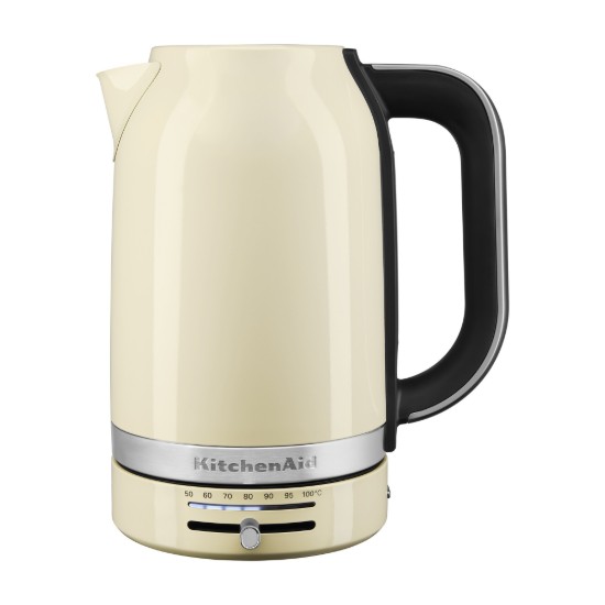 Változtatható hőmérsékletű elektromos vízforraló, 1,7 L, Almond Cream - KitchenAid