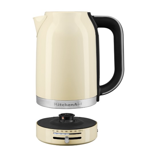 Változtatható hőmérsékletű elektromos vízforraló, 1,7 L, Almond Cream - KitchenAid