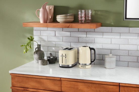 Változtatható hőmérsékletű elektromos vízforraló, 1,7 L, Almond Cream - KitchenAid