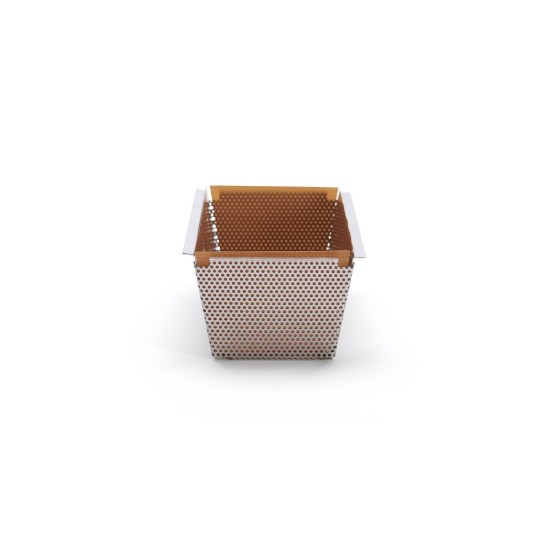 Perforált tésztaforma, rozsdamentes acél, 26 x 10,3 cm - de Buyer
