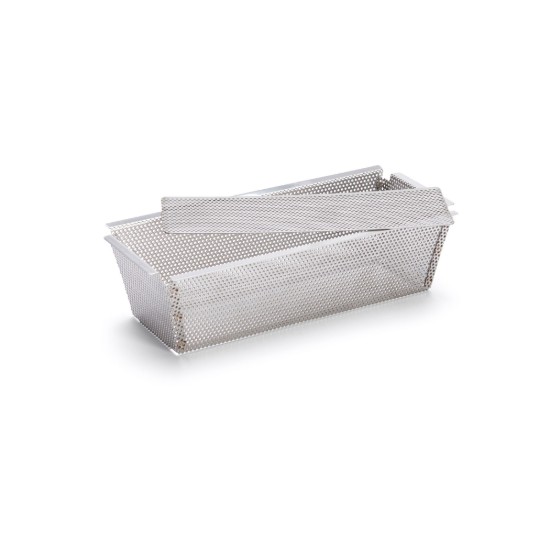 Perforált tésztaforma, rozsdamentes acél, 26 x 10,3 cm - de Buyer