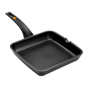 Szögletes grillserpenyő, alumínium, 28 × 28 cm, "Efficient" - BRA