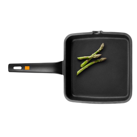Szögletes grillserpenyő, alumínium, 28 × 28 cm, "Efficient" - BRA