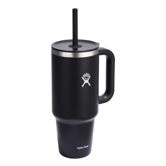 Hőszigetelt pohár, rozsdamentes acél, 1,18 liter, 'All Around Travel', fekete - Hydro Flask