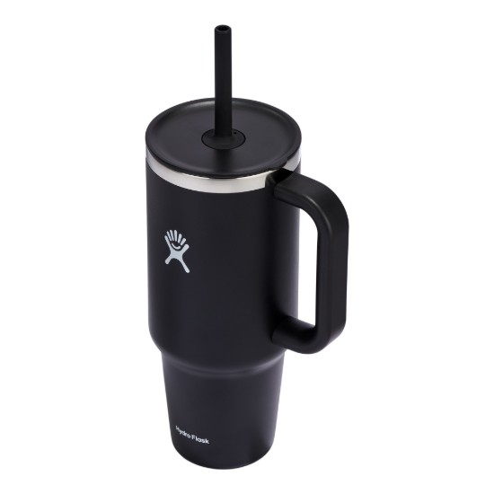 Hőszigetelt pohár, rozsdamentes acél, 1,18 liter, 'All Around Travel', fekete - Hydro Flask
