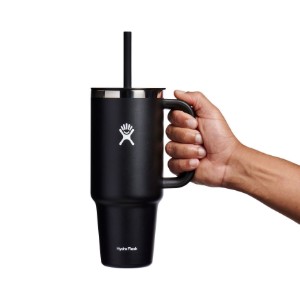 Hőszigetelt pohár, rozsdamentes acél, 1,18 liter, 'All Around Travel', fekete - Hydro Flask