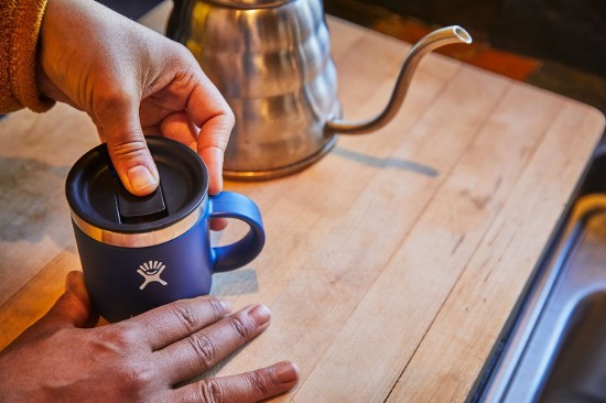 Fedő a hőszigetelt bögréhez, S méret, műanyag, Press-in, Black - Hydro Flask