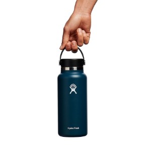 Hőszigetelő palack, rozsdamentes acél, 950 ml, "Wide Mouth", Indigo - Hydro Flask