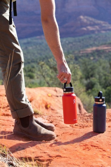 Hőszigetelő palack, rozsdamentes acél, 950 ml, "Wide Mouth", Indigo - Hydro Flask
