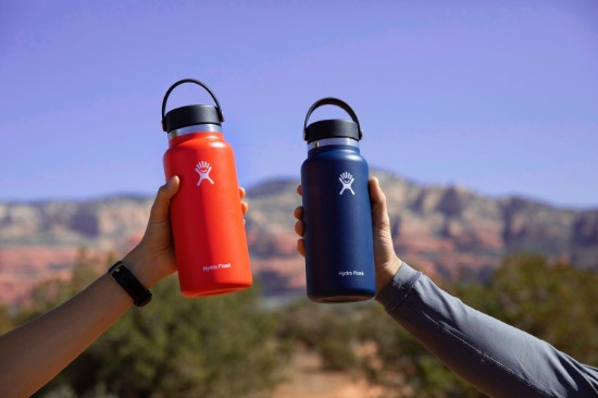 Hőszigetelő palack, rozsdamentes acél, 950 ml, "Wide Mouth", Indigo - Hydro Flask