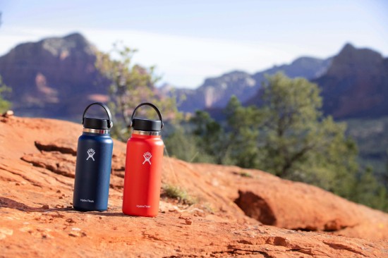 Hőszigetelő palack, rozsdamentes acél, 950 ml, "Wide Mouth", Indigo - Hydro Flask