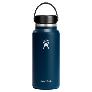 Hőszigetelő palack, rozsdamentes acél, 950 ml, "Wide Mouth", Indigo - Hydro Flask