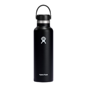 Hőszigetelő palack, rozsdamentes acél, 620ml, "Standard", Fekete - Hydro Flask