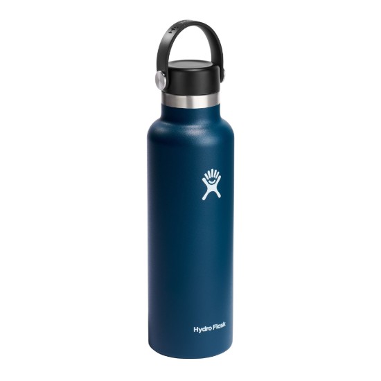 Hőszigetelő palack, rozsdamentes acél, 620ml, "Standard", Indigo - Hydro Flask