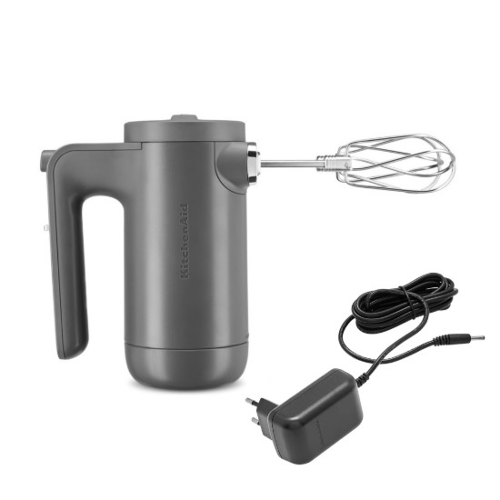KitchenAid - Charcoal Grey; 7 sebességes vezeték nélküli kézi mixer