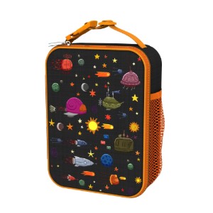 Hőszigetelő ebédtáska, 26,5 × 19,5 cm, Spaceships - Ion8
