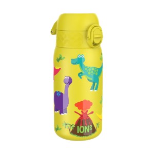 Vizes palack gyerekeknek, rozsdamentes acél, 320 ml, Dinosaurs - Ion8
