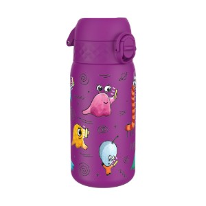 Vizes palack gyerekeknek, rozsdamentes acél, 400 ml Aliens - Ion8