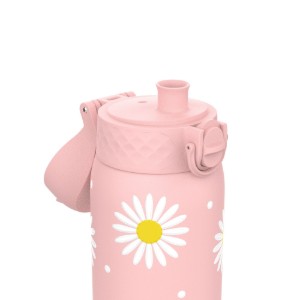 Vizes palack gyerekeknek, rozsdamentes acél, 400 ml, Daisies - Ion8