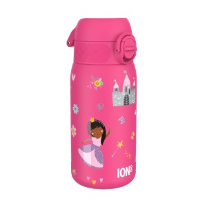 Vizes palack gyerekeknek, rozsdamentes acél, 400 ml, Princess - Ion8